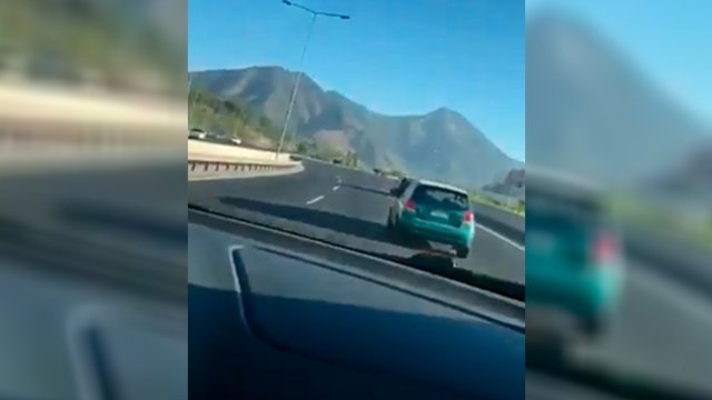 Carabineros encontró a protagonista de choque intencional en Costanera Norte