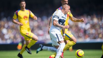   Nicolás Castillo puso la intensidad en el clásico capitalino entre Pumas UNAM y Club América 