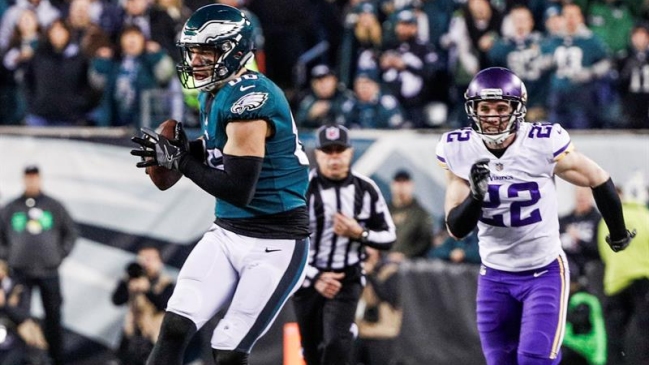 Philadelphia Eagles se impuso a Minnesota Vikings y jugará el Super Bowl ante los Patriots