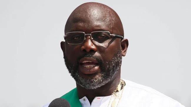 George Weah fue investido como presidente de Liberia