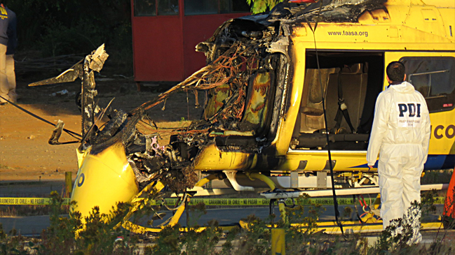 Curanilahue: Hallaron munición de guerra en sitio donde quemaron tres helicópteros