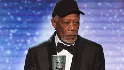   Morgan Freeman se molestó al dar su discurso en los SAG 