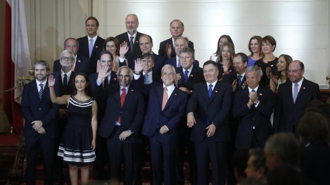 Partidos de Chile Vamos quedaron conformes con representatividad en gabinete de Piñera
