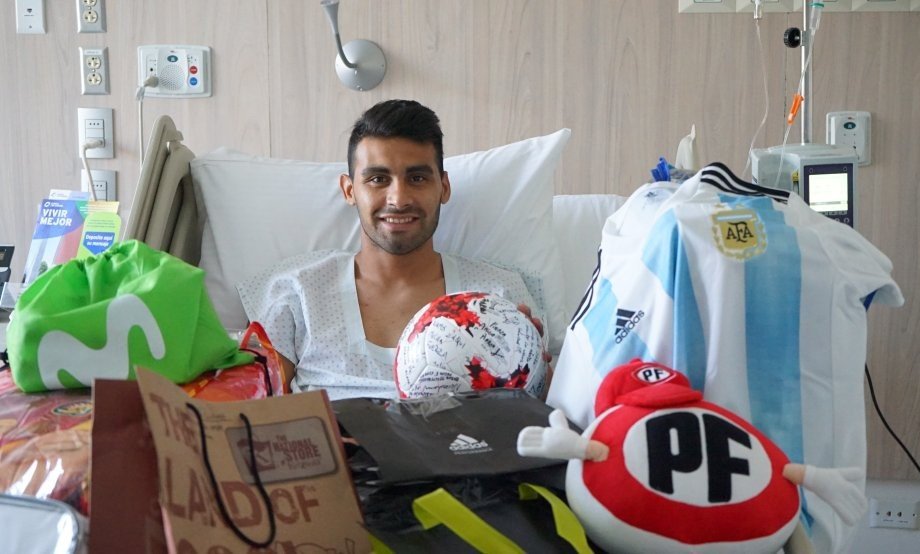 Jonathan Zacaría fue operado con éxito del corte de ligamento de la rodilla izquierda