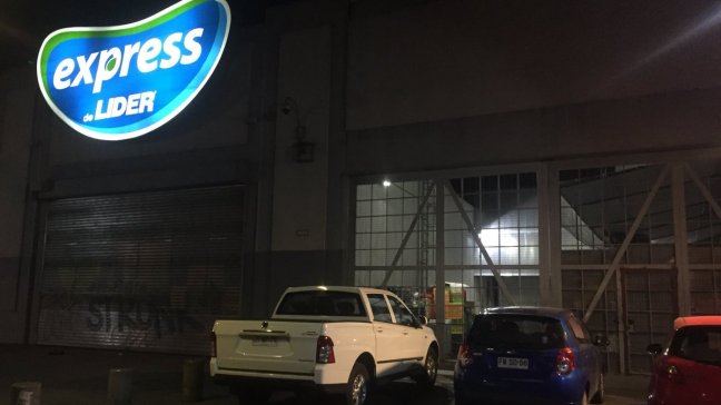 Carabineros detuvo a un asaltante tras robo frustrado a supermercado en Santiago