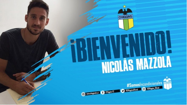 O'Higgins fichó al delantero argentino Nicolás Mazzola