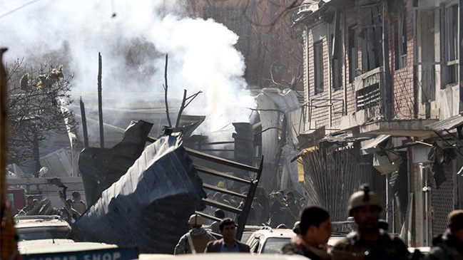 Atentado en el centro de Kabul deja 40 muertos y un centenar de heridos