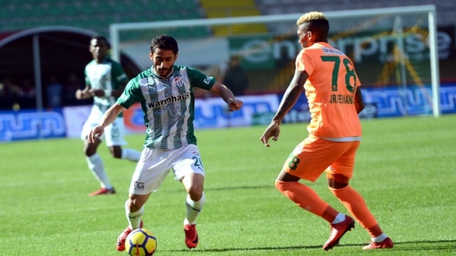 Junior Fernandes anotó un doblete en el triunfo de Alanyaspor sobre Bursaspor en Turquía