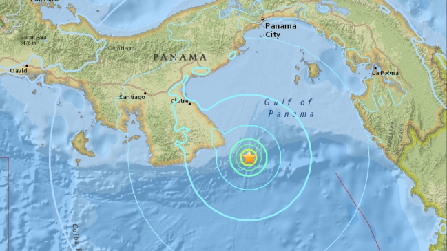 Fuerte temblor se registró en Panamá