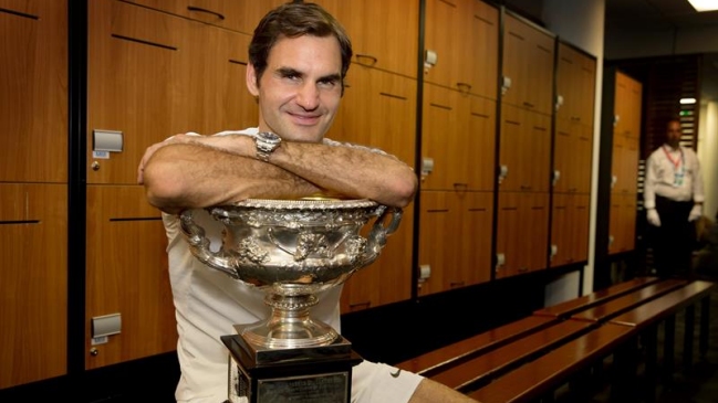 Roger Federer tras ganar el Abierto de Australia: 