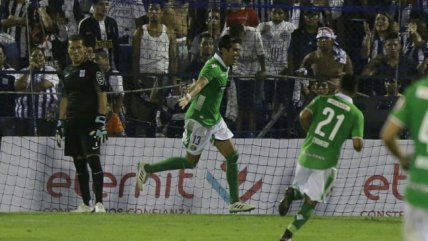   Sebastián Abreu marcó ante Alianza Lima su primer gol con la camiseta de Audax Italiano 