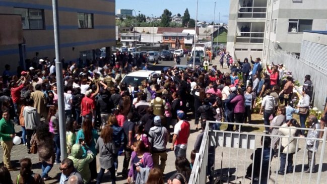 En caos terminó formalización de imputado por matar a su hija de un año en Puerto Montt