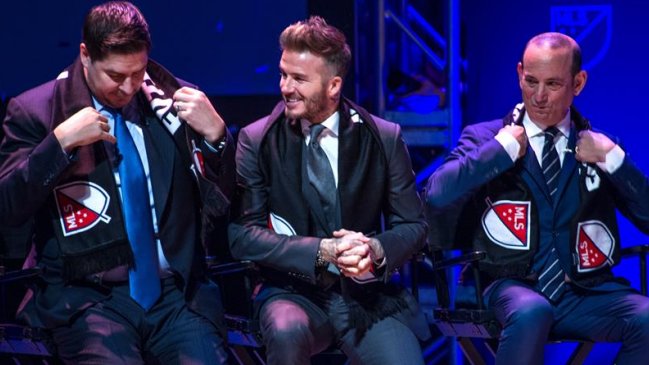 David Beckham presentó oficialmente a su club en la MLS de Estados Unidos