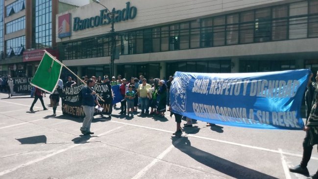 Comuneros mapuche protestaron en Temuco: Piden liberación de Celestino Córdova