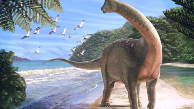 Encuentran fósiles de nueva especie de dinosaurio en África