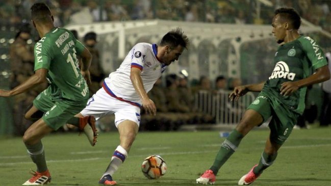 Nacional de Uruguay triunfó ante Chapecoense en la segunda ronda de la Copa Libertadores