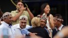 La afectuosa bienvenida a la Presidenta Bachelet en Temuco