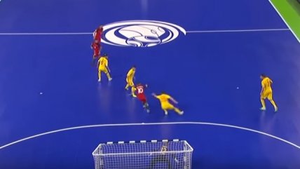   El golazo de rabona que anotó Ricardinho en Euro de futsal 