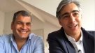 Amistoso diálogo web de ME-O y Rafael Correa frente a la \