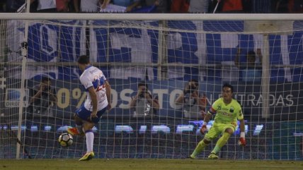 Luciano Aued aumentó de penal para la UC ante Deportes Temuco