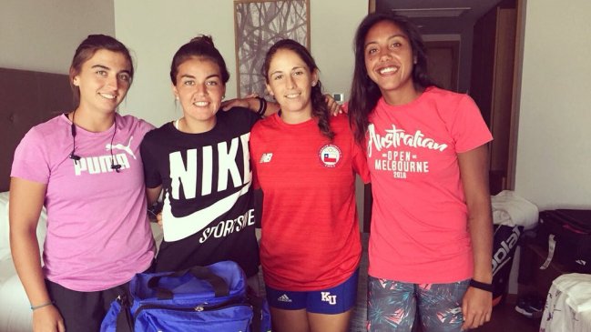 Cuatro chilenas batallarán ante Paraguay y Colombia en la Fed Cup