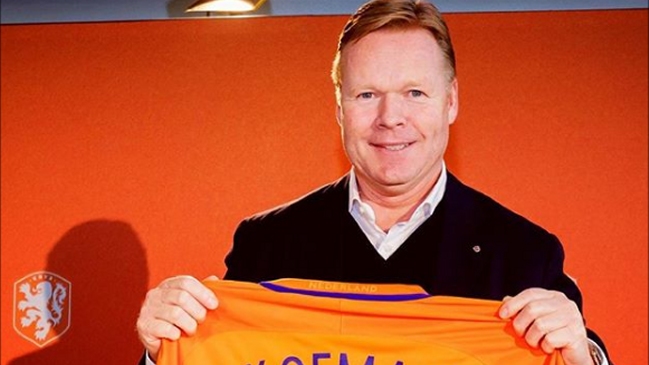 Holanda presentó a Ronald Koeman como nuevo seleccionador