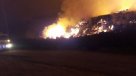 Incendio afectó a relleno sanitario en Valparaíso