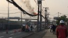 Incendio afectó a cableado eléctrico en la Ruta 5 norte