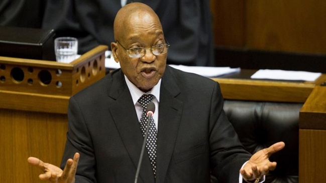 Sudáfrica: Presidente Zuma está 