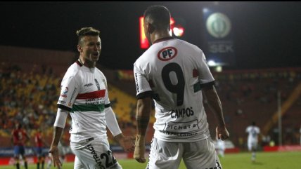 Matías Campos con un golazo decretó el empate de Palestino y Unión Española
