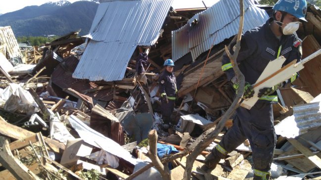 Carabineros encontró restos humanos en Villa Santa Lucía