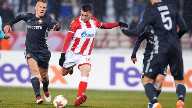 CSKA Moscú se llevó un empate en su visita a Estrella Roja por la Europa League