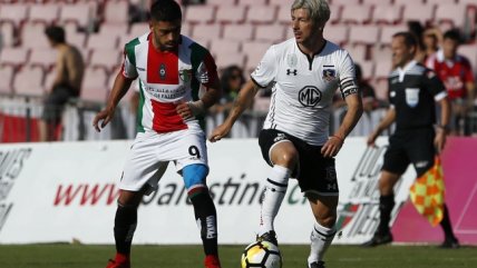 Roberto Gutiérrez y Palestino tumbaron a Colo Colo en el Campeonato Nacional
