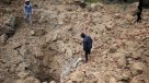 Zona devastada en Gaza por un ataque aéreo israelí