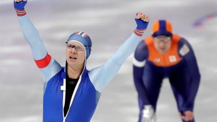  Havard Lorentzen ganó oro por una centésima de segundo  