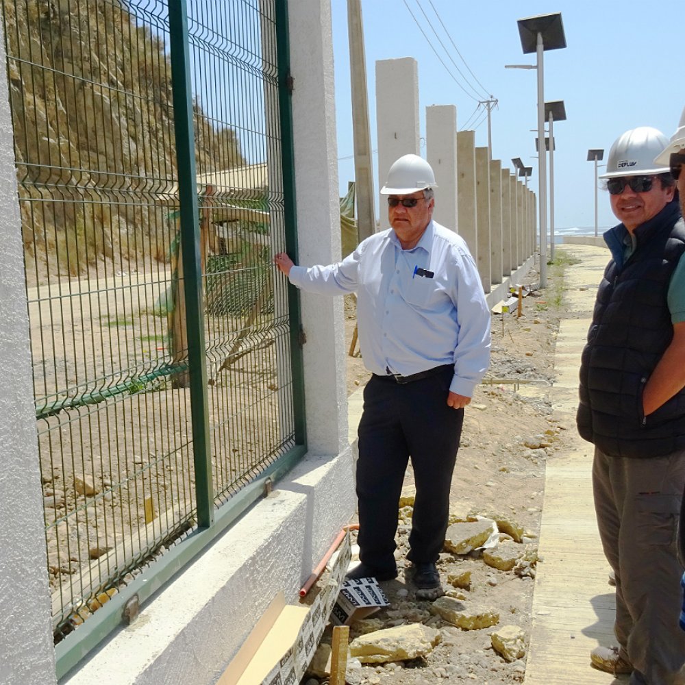 Construcción de parque fluvial de Constitución entró en su fase final