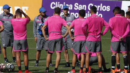 Universidad Católica entrenó pensando en el duelo con Unión La Calera