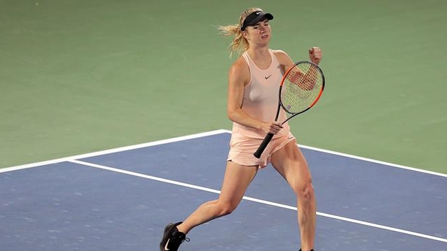Elina Svitolina comenzó con un triunfo su defensa del título en Dubai