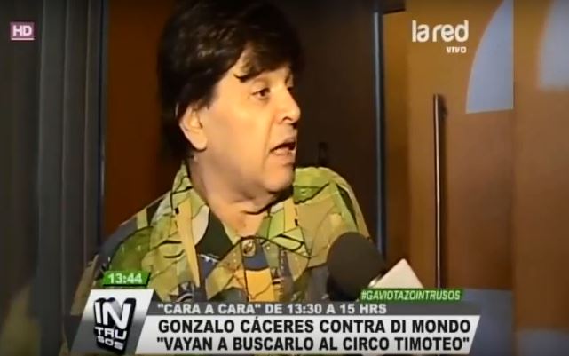 Gonzalo Cáceres se lanzó contra Di Mondo: 