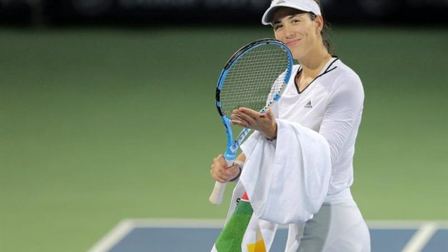 Garbiñe Muguruza avanzó a semifinales en el WTA de Dubai
