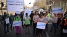 Greenpeace protesta para exigir aire limpio en Berlín