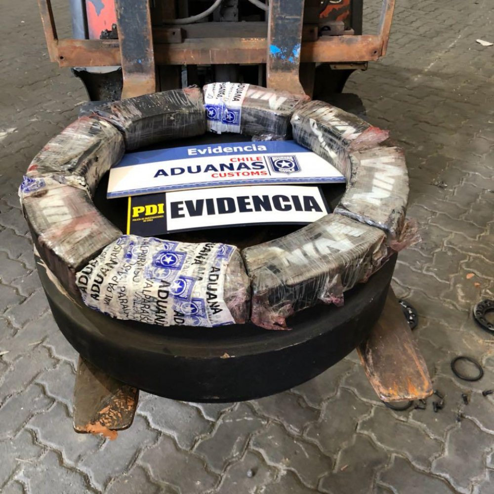 San Antonio: Detectan más de 51 kilos de cocaína oculta en un embarque marítimo