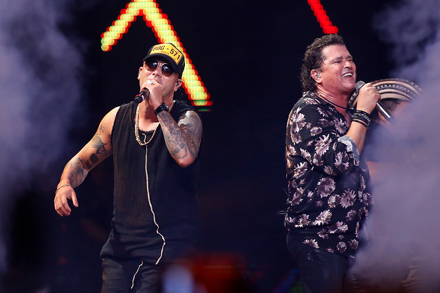 Carlos Vives y Wisin deslumbraron a la Quinta Vergara