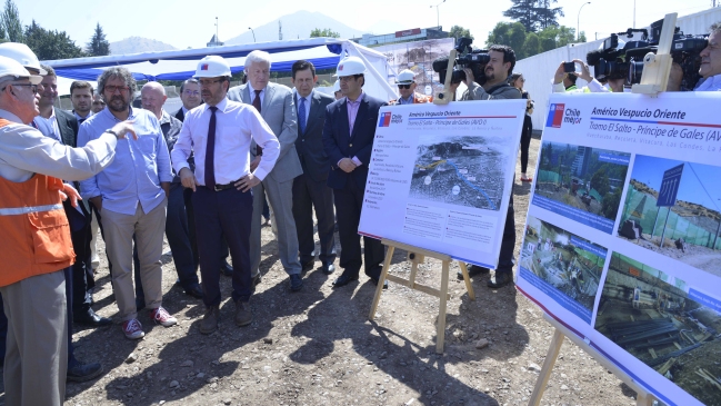 MOP dio el vamos a las obras de autopista Américo Vespucio Oriente