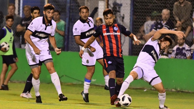 Paulo Díaz fue expulsado en derrota de San Lorenzo ante Gimnasia y Esgrima de La Plata