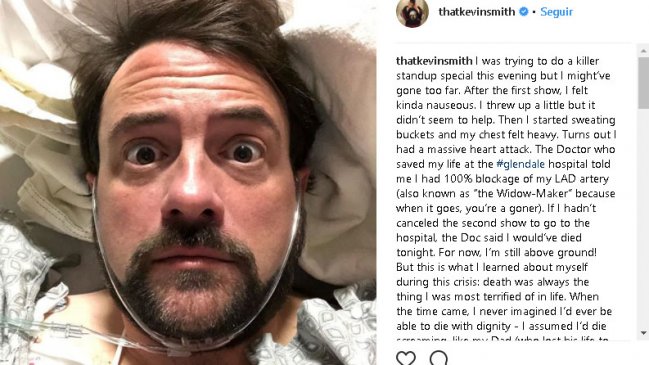 Director Kevin Smith sufre 