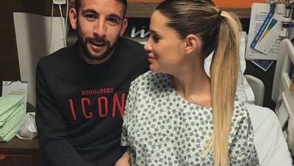   Nació la hija de Mauricio Isla y Gala Caldirola 