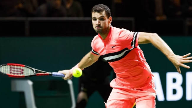 Malek Jaziri dio el golpe y eliminó a Grigor Dimitrov en primera ronda de Dubai