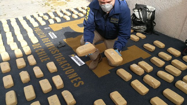 PDI realiza millonaria incautación de drogas en La Serena