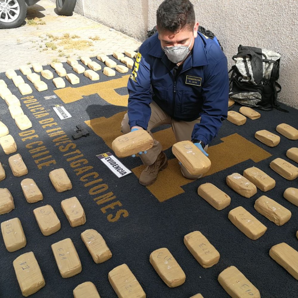 PDI realiza millonaria incautación de drogas en La Serena